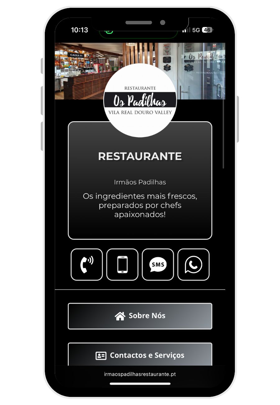 FindLeads - Cartão de Visita Digital