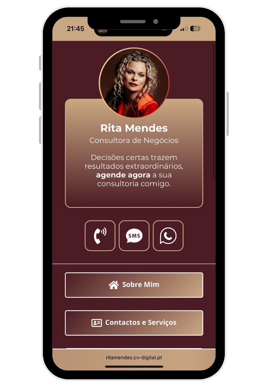 FindLeads - Cartão de Visita Digital